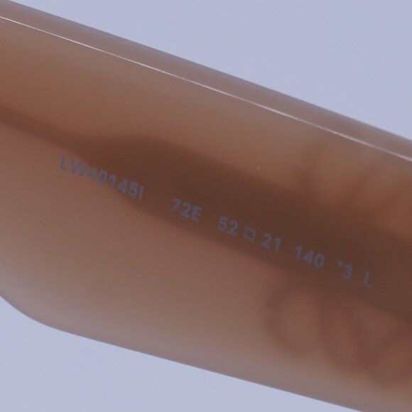 Loewe LW40145I 72E Sunglasses Shiny Pink Cat Eye Frame, Brown Lenses - Picture 8 of 10